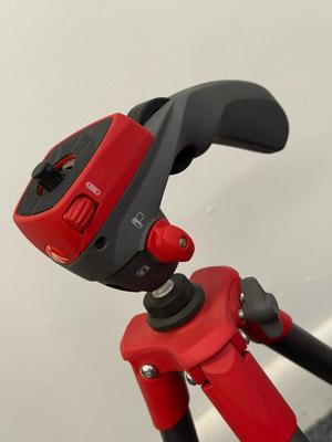 LOT 100: Manfrotto Compact Action Tripod & Tripod w/ Attachments w/ Accessories: Vanguard GH-100 Fluid Head