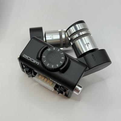 LOT 99: Zoom H8 Handy Recorder w/ Zoom XYH-6/BLK XY Stereo Mic, Zoom SSH-6 Stereo Shotgun Mic & More