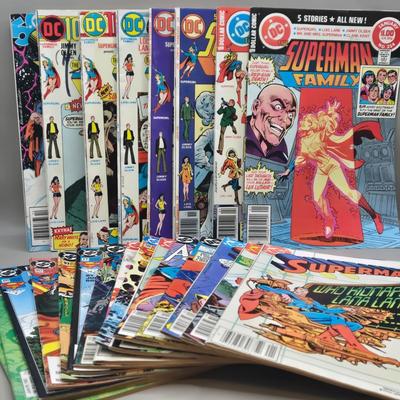 LOT 131: DC SuperMan Comic Books