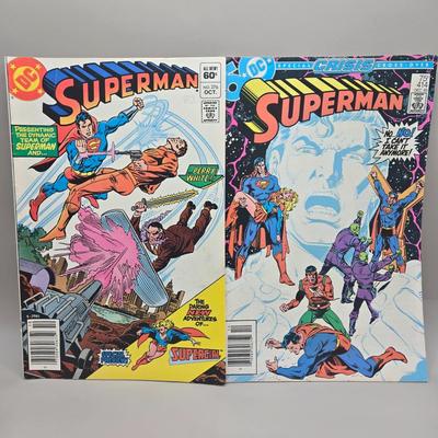 LOT 131: DC SuperMan Comic Books