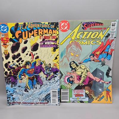 LOT 131: DC SuperMan Comic Books