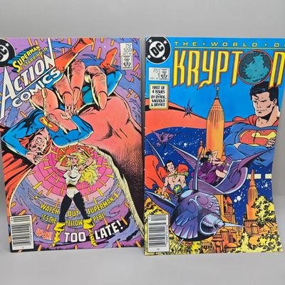 LOT 131: DC SuperMan Comic Books