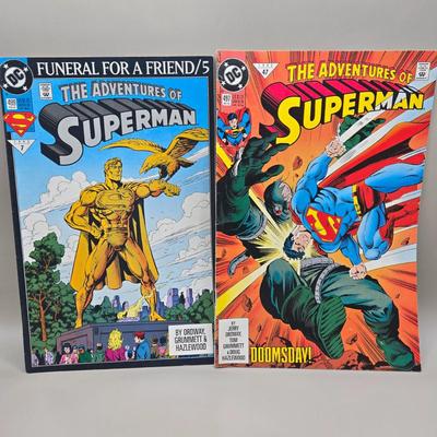LOT 131: DC SuperMan Comic Books
