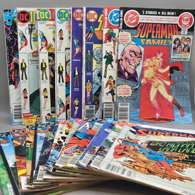 LOT 131: DC SuperMan Comic Books