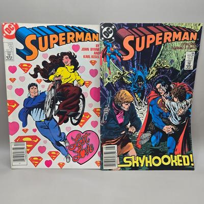 LOT 131: DC SuperMan Comic Books
