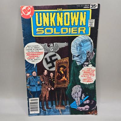 LOT 132: DC Unknown Soldier, Sgt Rock,and Black Hawk Comic Books