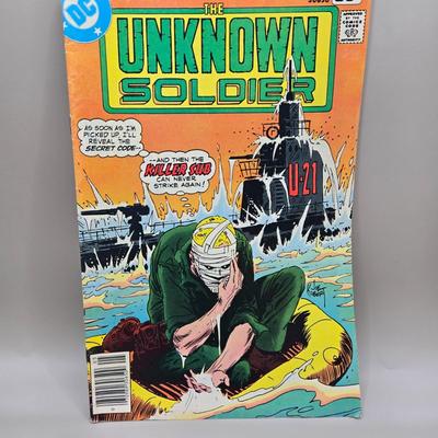 LOT 132: DC Unknown Soldier, Sgt Rock,and Black Hawk Comic Books
