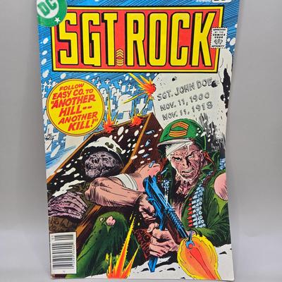 LOT 132: DC Unknown Soldier, Sgt Rock,and Black Hawk Comic Books