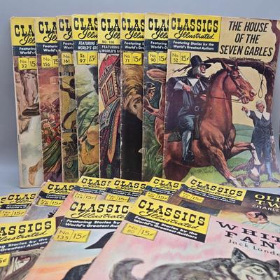 LOT 135: Classics Illustrated Comic Books