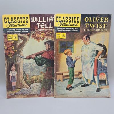 LOT 135: Classics Illustrated Comic Books