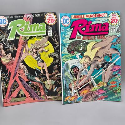 LOT 136: Rima the Jungle Girl, Conqueror of the Barren Earth, and Arion Lord of Atlantis Comic Books