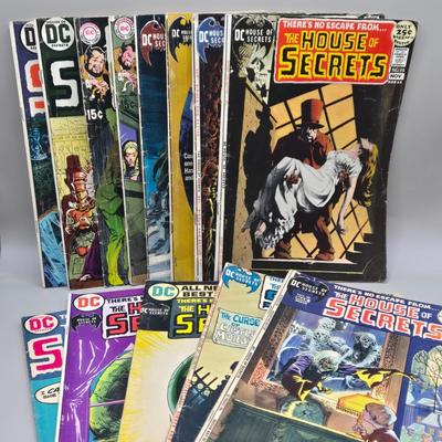 LOT 138: The House of Secrets Comic Books