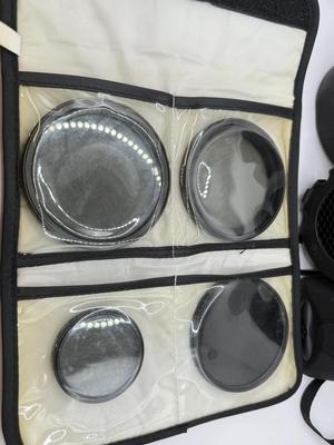 LOT 141: Camera Accessories: Filters, Lens Hoods & Lighting Guides