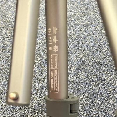 LOT 142: Manfrotto 755XB Tripod made in Italy & Small Red and Grey Tripod