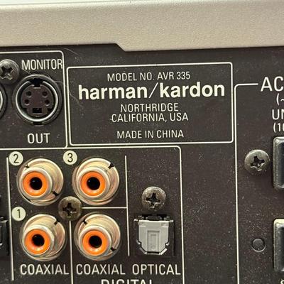 LOT 143: Harman/Kardon Speakers SAT-TS14 & AVR 335 Stereo
