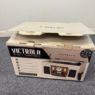 LOT 144: Victrola 8-in-1 Turntable Model VTA-600B w/ Box