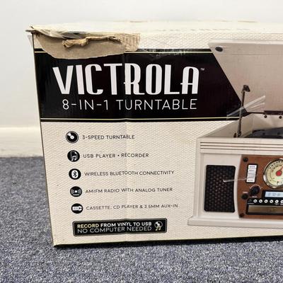 LOT 144: Victrola 8-in-1 Turntable Model VTA-600B w/ Box