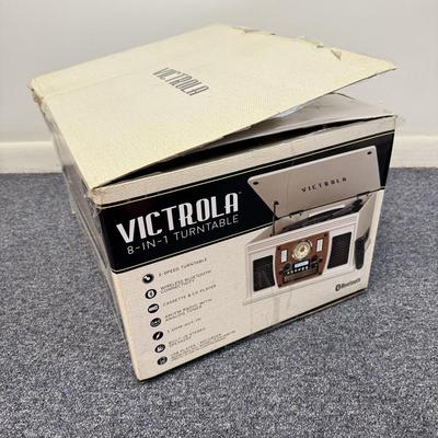 LOT 144: Victrola 8-in-1 Turntable Model VTA-600B w/ Box
