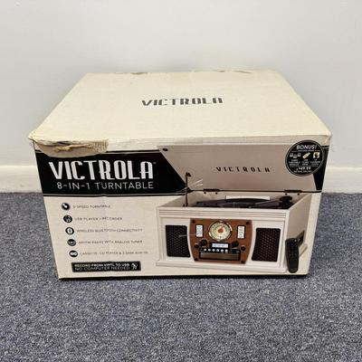 LOT 144: Victrola 8-in-1 Turntable Model VTA-600B w/ Box