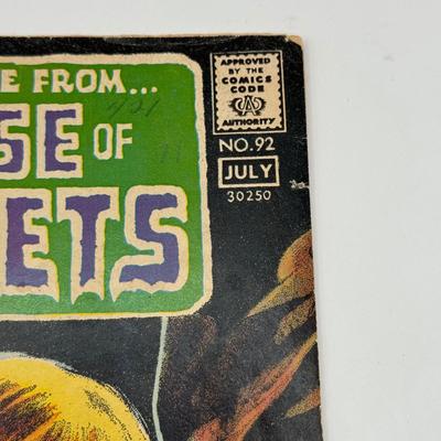 LOT 146: July 1971 DC Comics #92 House of Secrets incl. Snipe Hunt, Swamp Thing, After I Die!, It's Better to Give & Trick or Treat