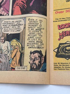 LOT 146: July 1971 DC Comics #92 House of Secrets incl. Snipe Hunt, Swamp Thing, After I Die!, It's Better to Give & Trick or Treat