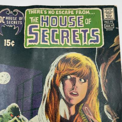 LOT 146: July 1971 DC Comics #92 House of Secrets incl. Snipe Hunt, Swamp Thing, After I Die!, It's Better to Give & Trick or Treat