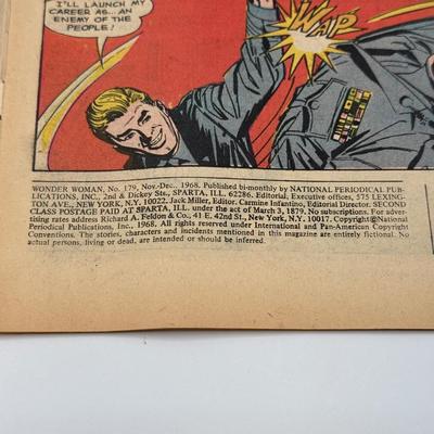 LOT 147: December 1968 DC Comics #179 The New Wonder Woman