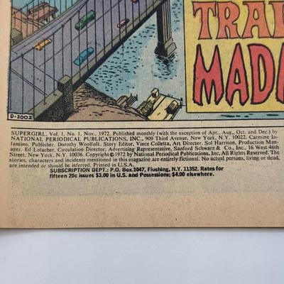 LOT 148: November 1972 DC Comics #1 Supergirl