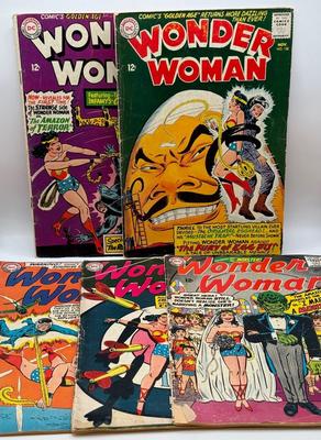 LOT 149: 1965 DC Comics Wonder Woman Comics: #155 thru #158