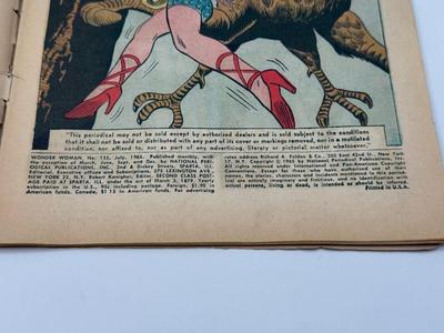 LOT 149: 1965 DC Comics Wonder Woman Comics: #155 thru #158