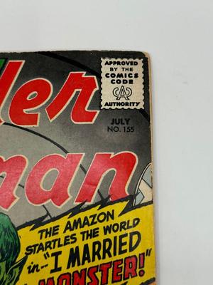 LOT 149: 1965 DC Comics Wonder Woman Comics: #155 thru #158