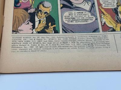 LOT 152: c. 1968 DC Wonder Woman & The New Wonder Woman Comics