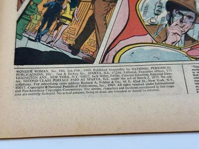 LOT 152: c. 1968 DC Wonder Woman & The New Wonder Woman Comics