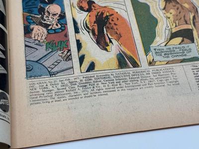 LOT 153: Collection of c. 1970s DC Aquaman Comics