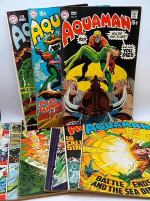 LOT 153: Collection of c. 1970s DC Aquaman Comics