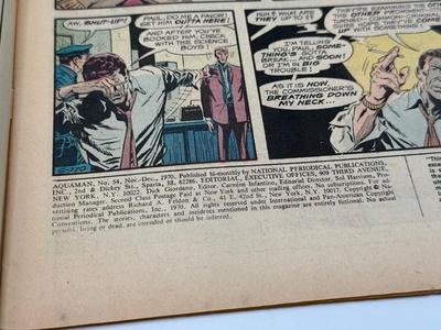 LOT 153: Collection of c. 1970s DC Aquaman Comics
