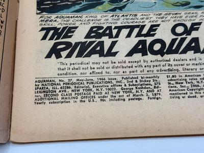 LOT 155: Collection of c. 1970s DC Aquaman Comics