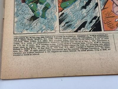 LOT 155: Collection of c. 1970s DC Aquaman Comics
