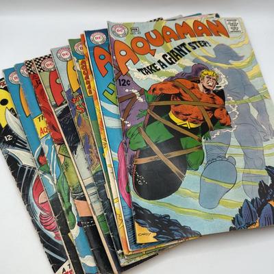 LOT 155: Collection of c. 1970s DC Aquaman Comics
