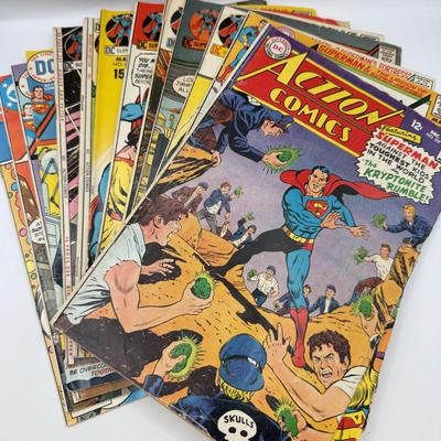 LOT 159: c1970s DC Action Comics Books