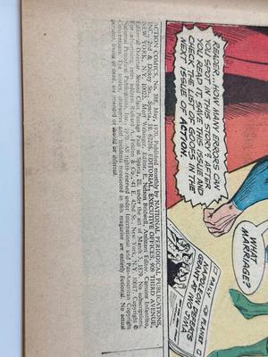 LOT 159: c1970s DC Action Comics Books