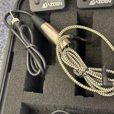 LOT 163: Stage Ready! EX-413 Electret Condencer Microphone, Azden Pro XD Mics Model Pro-XDT & Pro-XDR