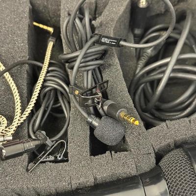 LOT 163: Stage Ready! EX-413 Electret Condencer Microphone, Azden Pro XD Mics Model Pro-XDT & Pro-XDR
