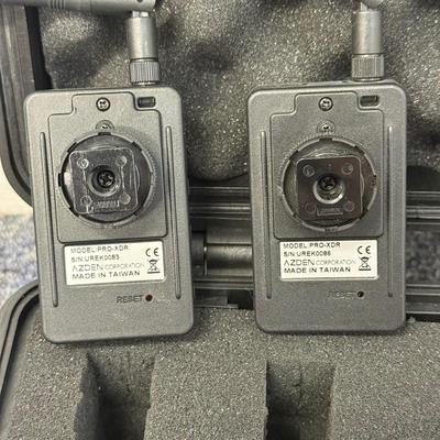 LOT 163: Stage Ready! EX-413 Electret Condencer Microphone, Azden Pro XD Mics Model Pro-XDT & Pro-XDR