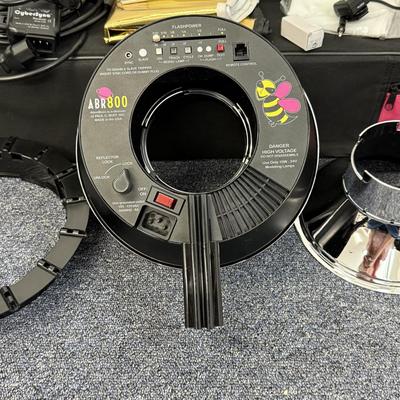 LOT 165: AlienBees ABR800 Ring Flash w/ Accessories