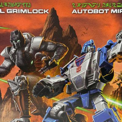 LOT 167: NIB Transformers Generations Kingdom War on Cybertron Maximal Grimlock & Autobot Mirage