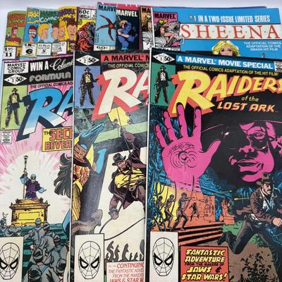 LOT 169: Marvel Comics: Raiders of the Lost Ark, Beavis & Butthead Comics & Mor