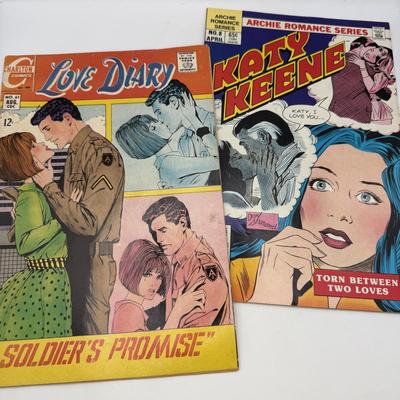 LOT 171: DC Romance Comics: Girls' Romance, Secret Hearts, Katy Keene