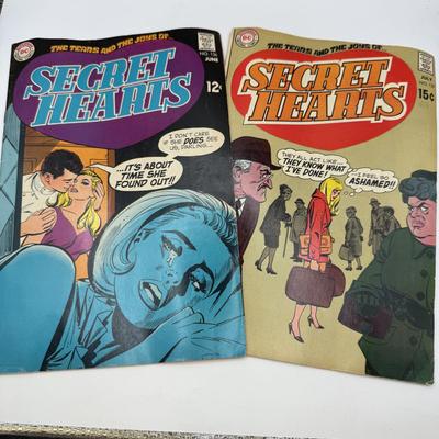 LOT 171: DC Romance Comics: Girls' Romance, Secret Hearts, Katy Keene