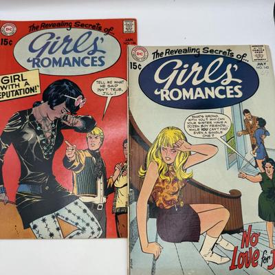 LOT 171: DC Romance Comics: Girls' Romance, Secret Hearts, Katy Keene